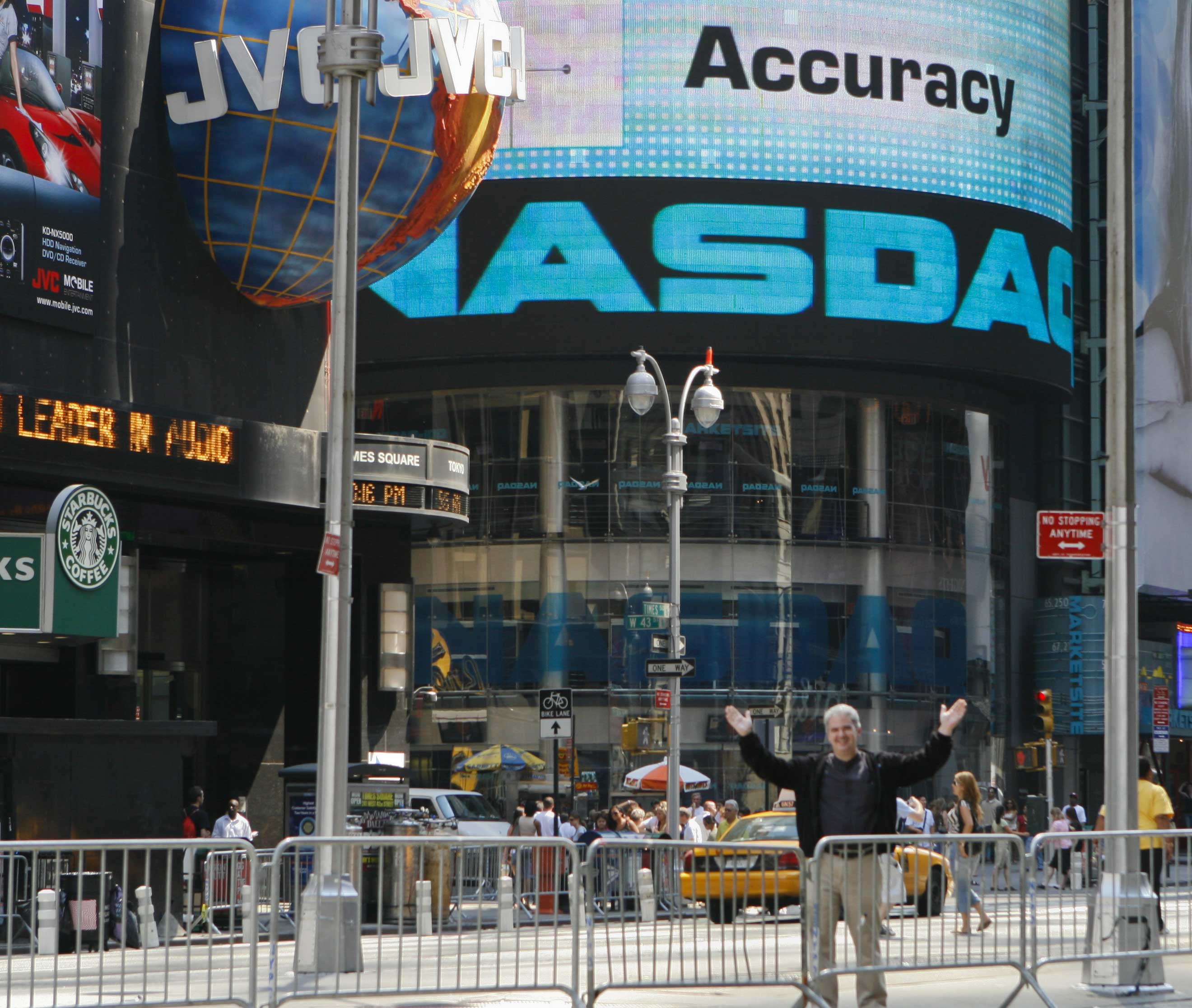 Barry at the Nasdaq